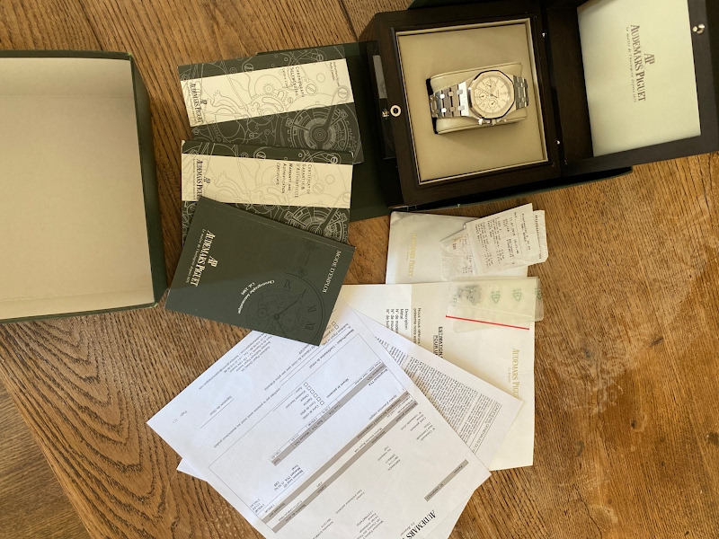 Audemars Piguet watch listing