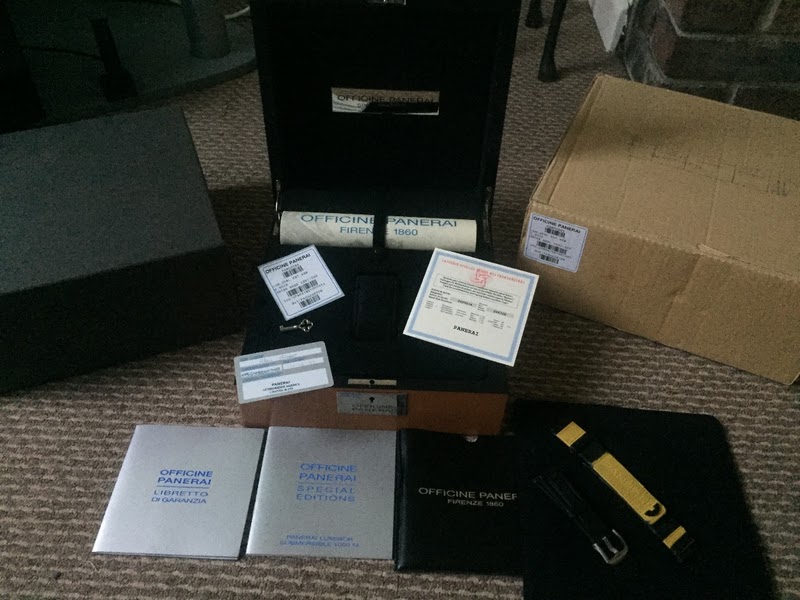 Panerai watch listing