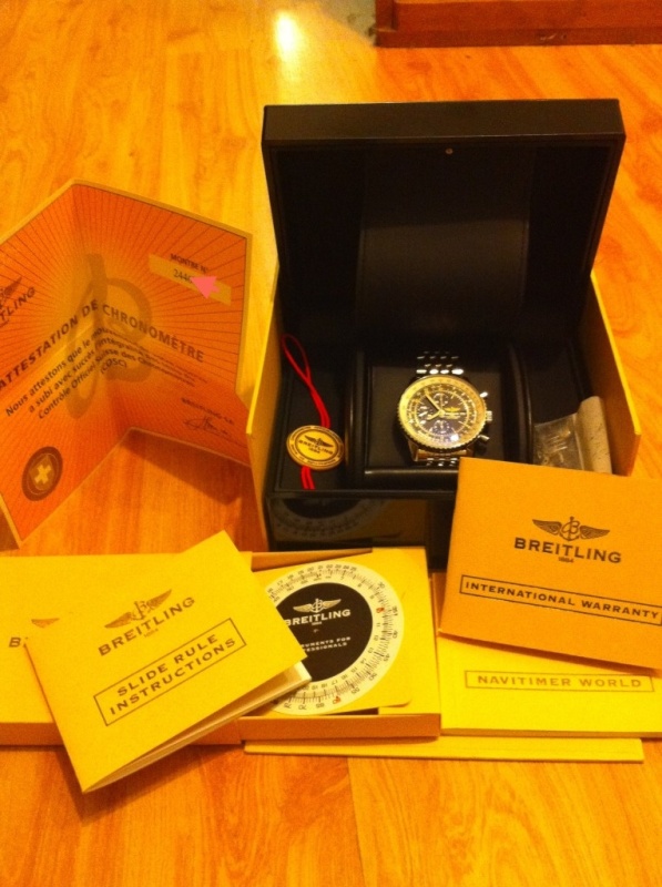 Breitling watch listing