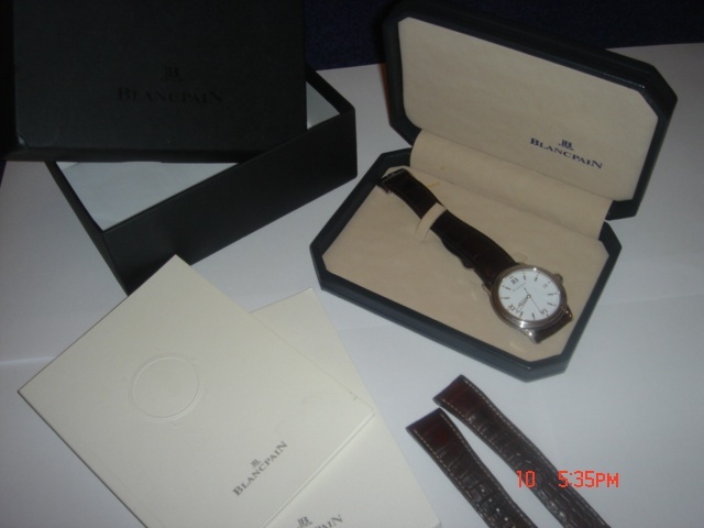 Blancpain watch listing