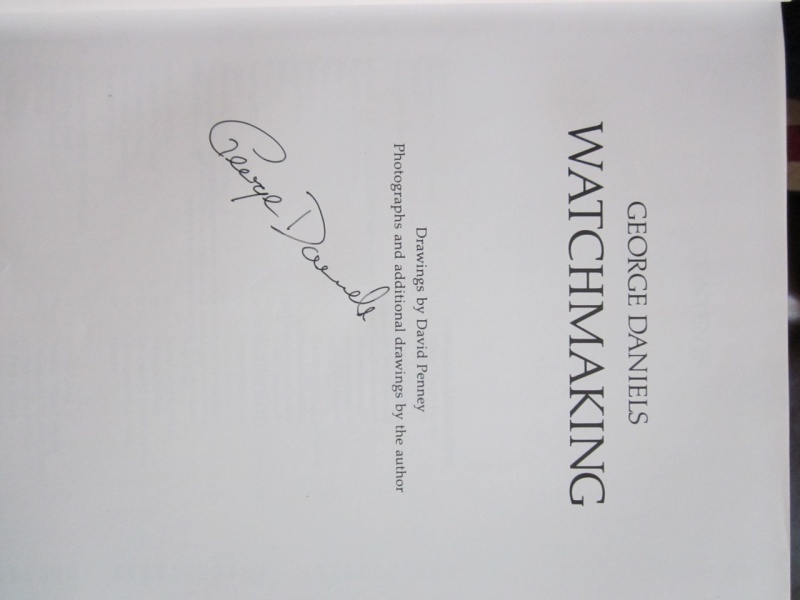 George Daniels watch listing