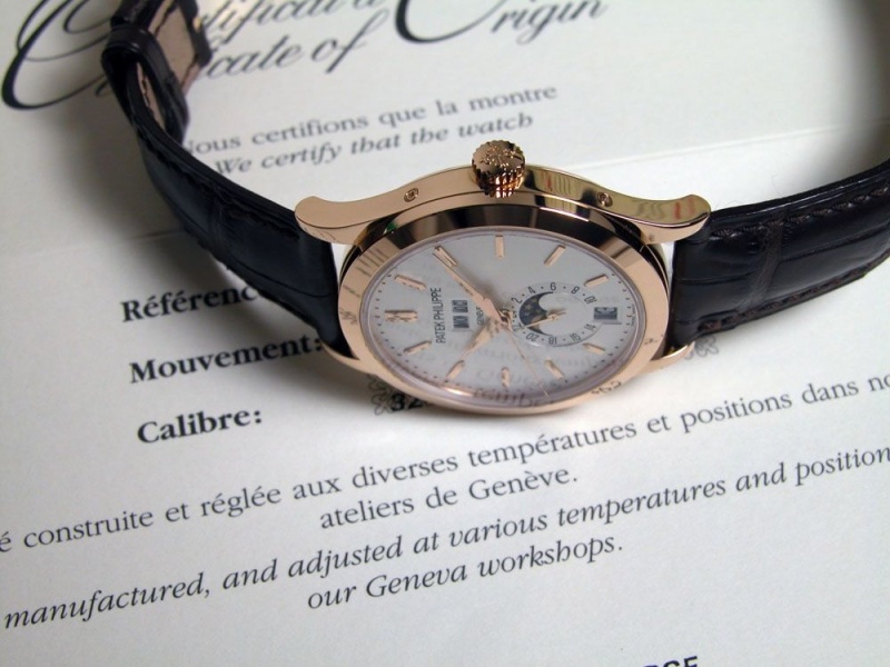 Patek Philippe watch listing
