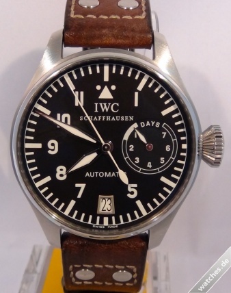 IWC watch listing
