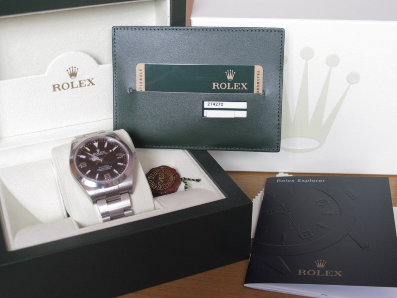 Rolex watch listing