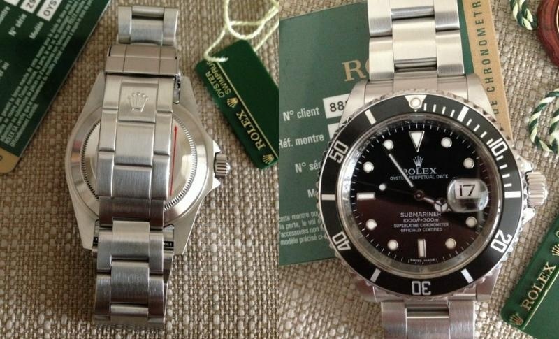 Rolex watch listing