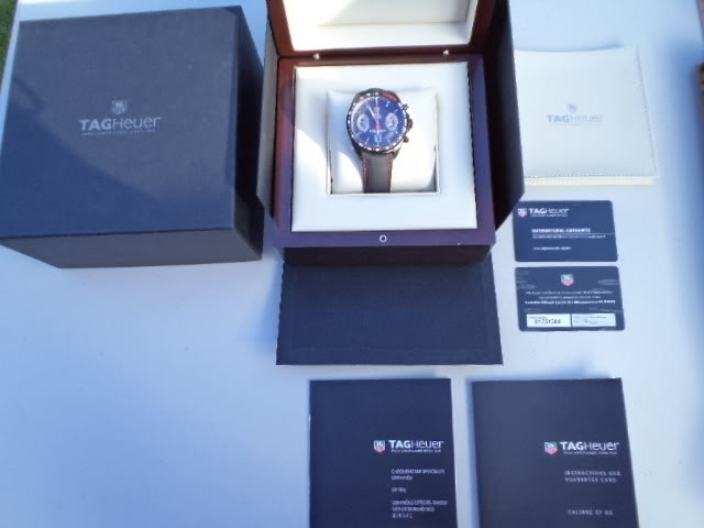 Tag Heuer watch listing