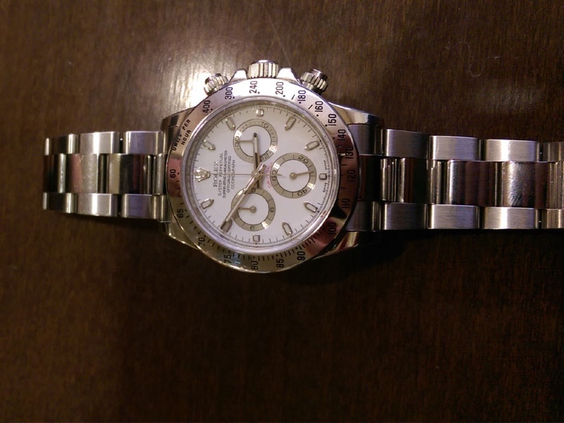 Rolex watch listing