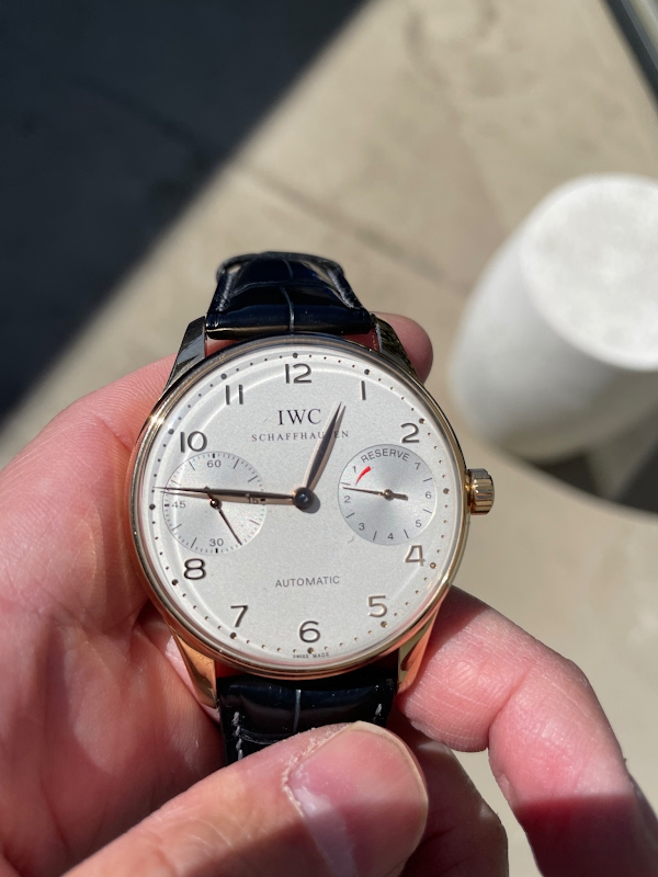 IWC watch listing