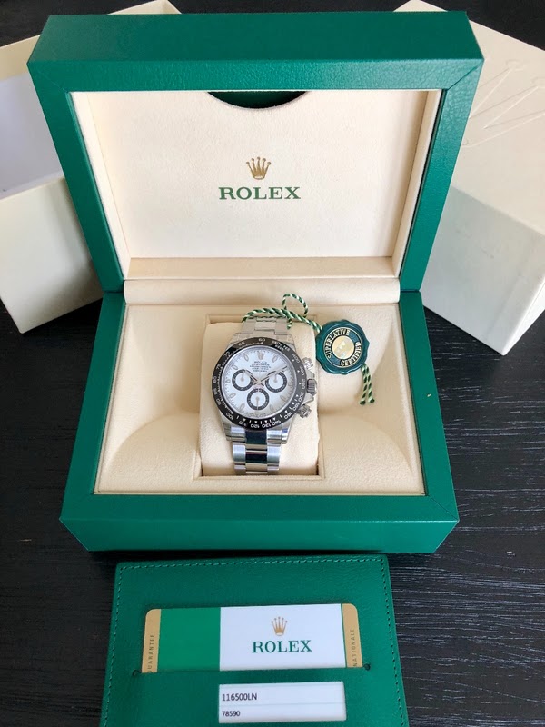 Rolex watch listing