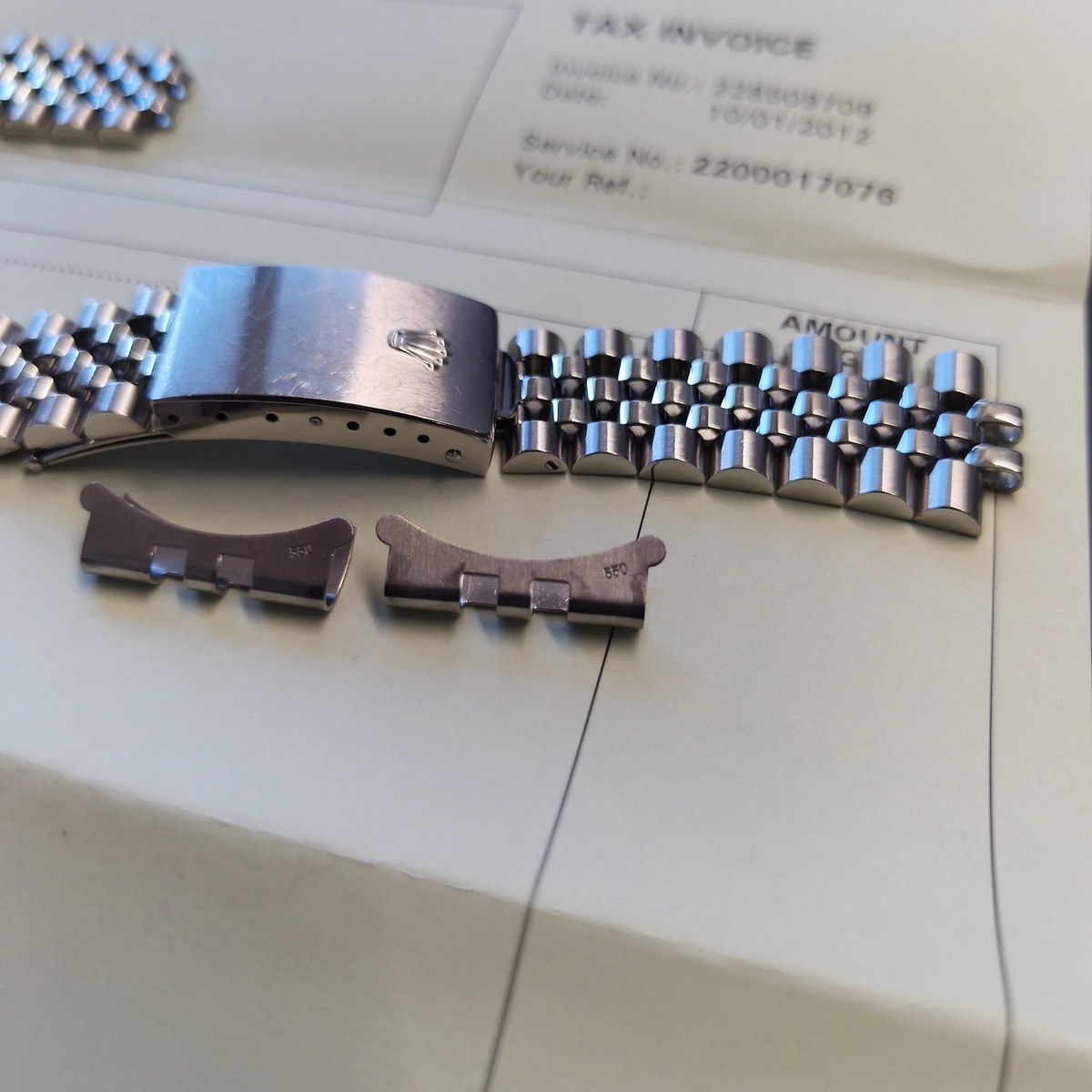 Rolex watch listing