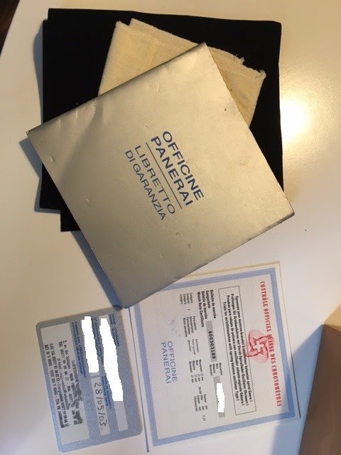 Panerai watch listing