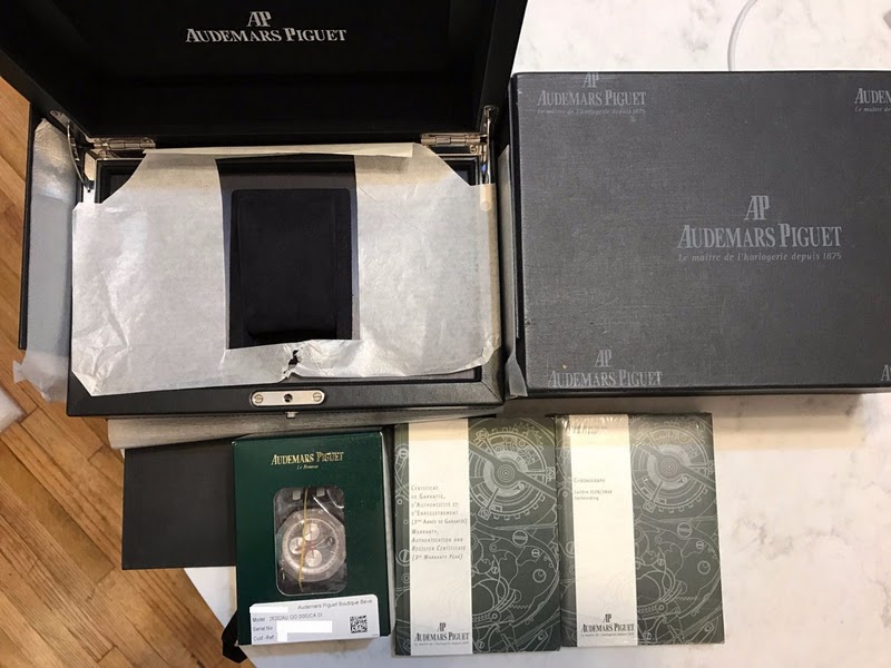 Audemars Piguet watch listing