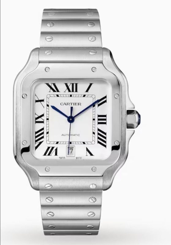 Cartier watch listing