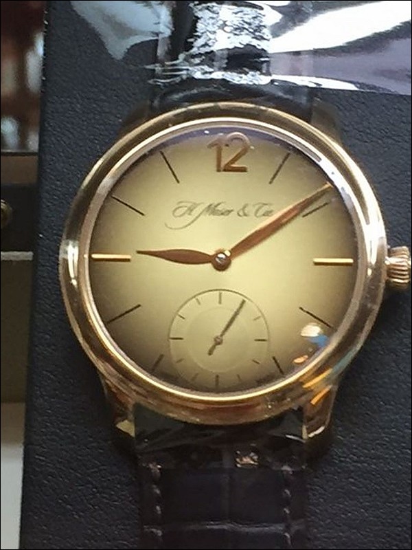 H. Moser watch listing