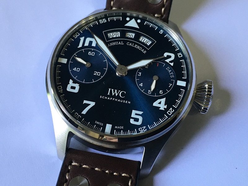 IWC watch listing
