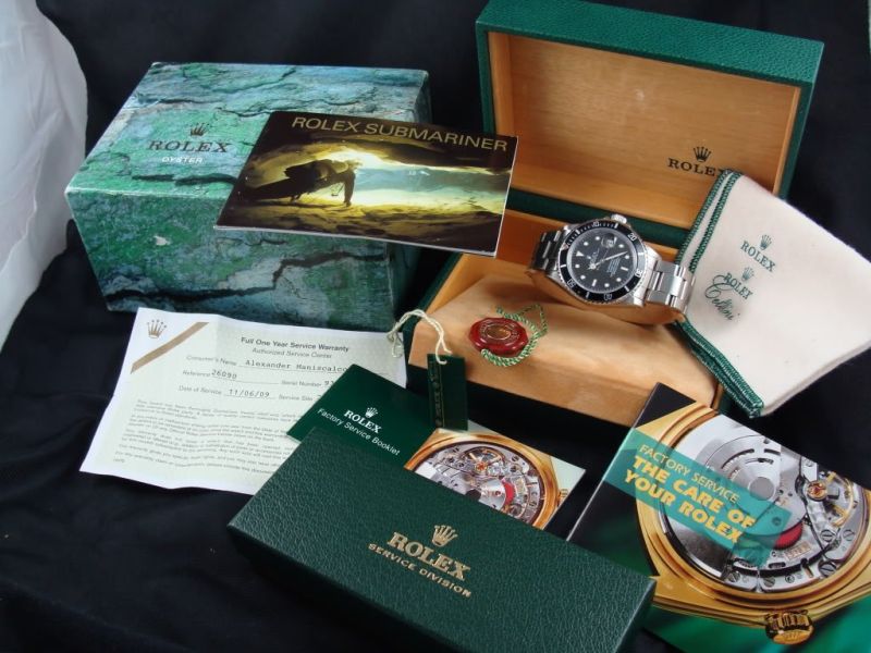 Rolex watch listing