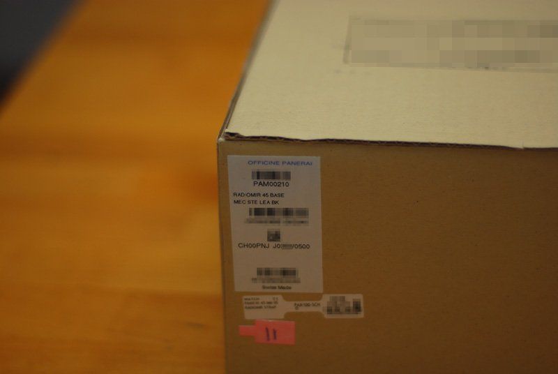 Panerai watch listing