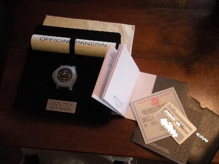 Panerai watch listing