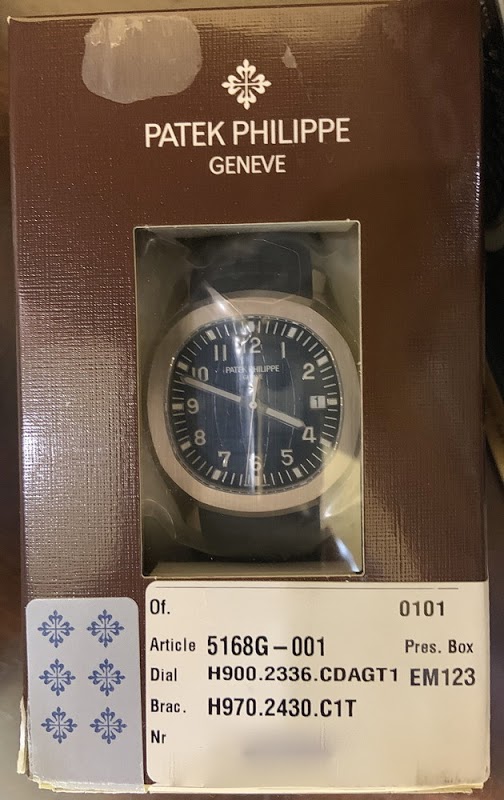 Patek Philippe watch listing