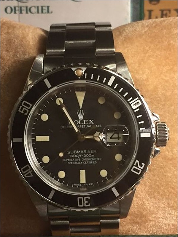 Rolex watch listing
