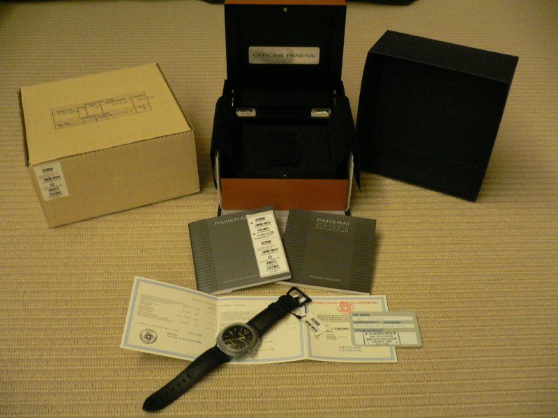 Panerai watch listing