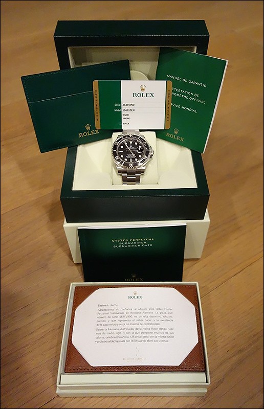Rolex watch listing