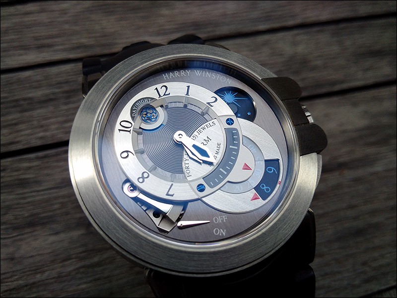 Harry Winston watch listing