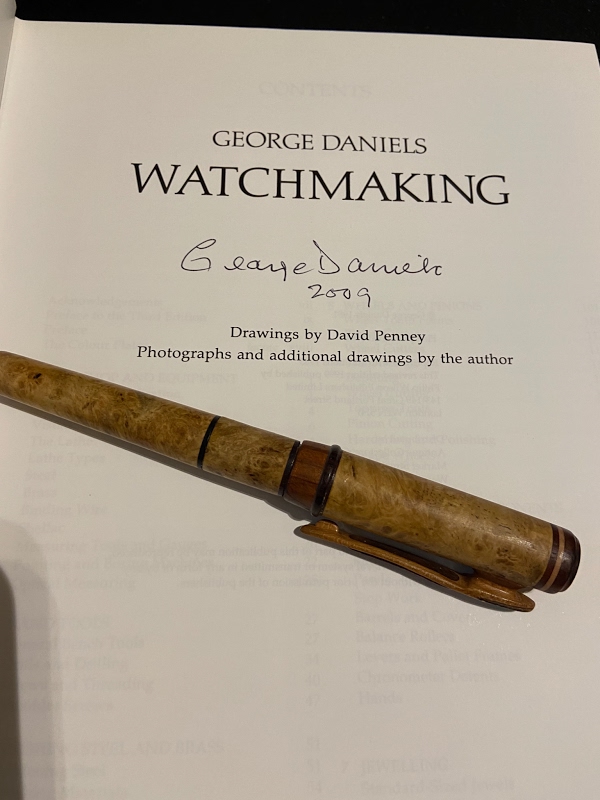 George Daniels watch listing
