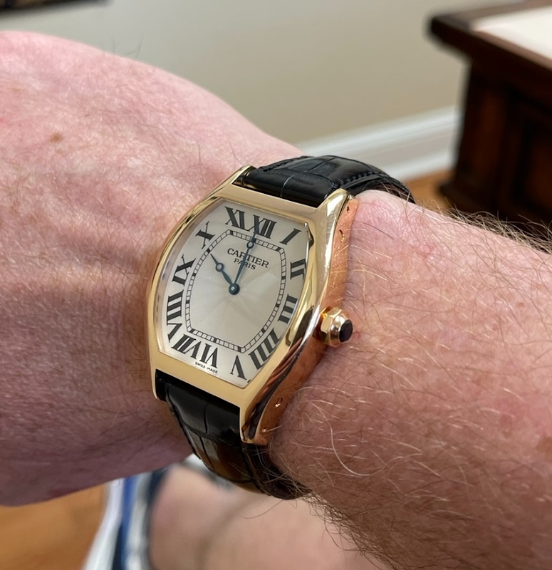 Cartier watch listing