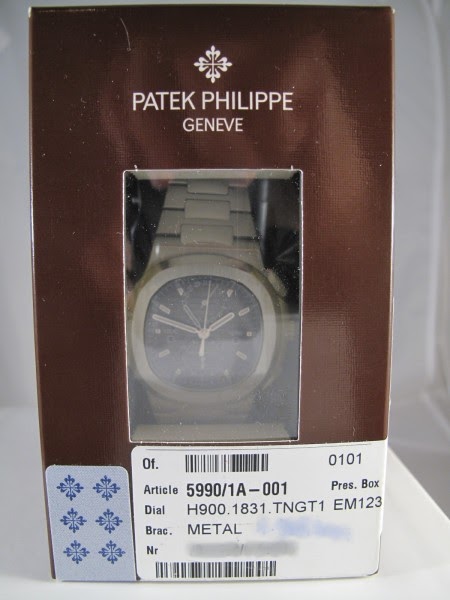 Patek Philippe watch listing