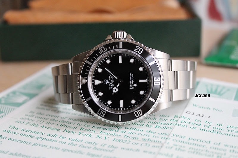 Rolex watch listing