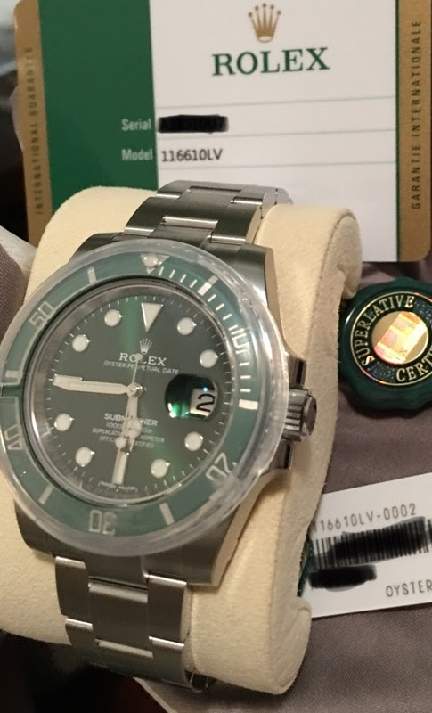 Rolex watch listing