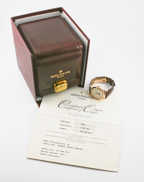 Patek Philippe watch listing