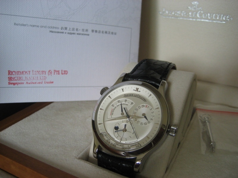 Jaeger LeCoultre watch listing