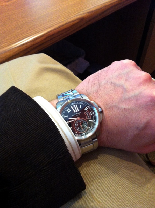 Cartier watch listing