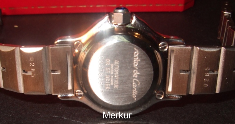 Cartier watch listing