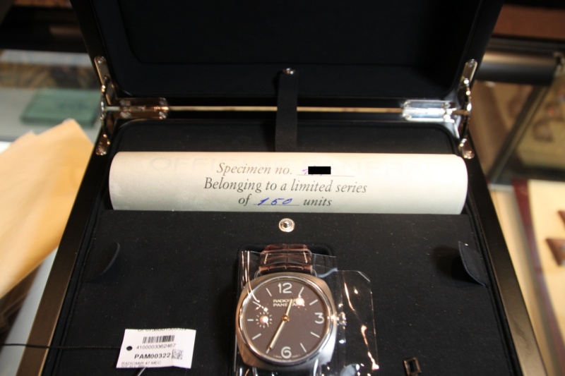 Panerai watch listing