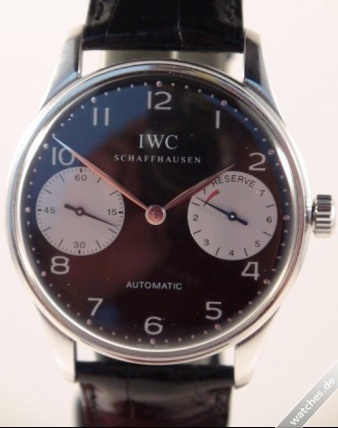 IWC watch listing