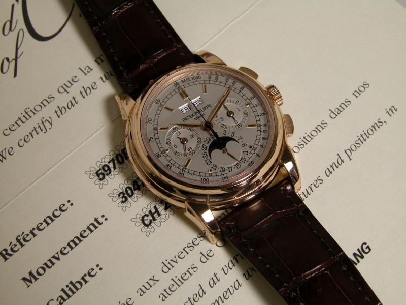 Patek Philippe watch listing