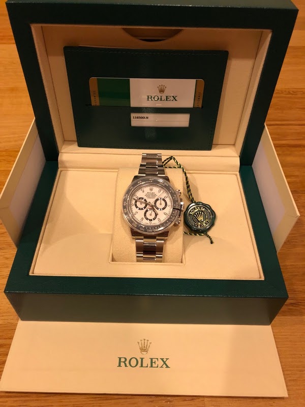Rolex watch listing