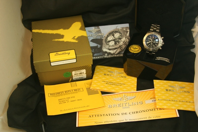 Breitling watch listing