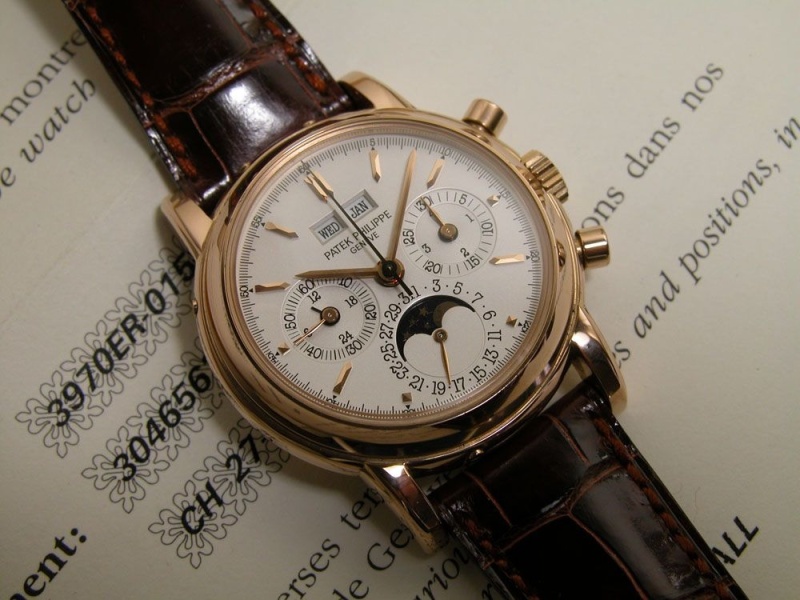 Patek Philippe watch listing