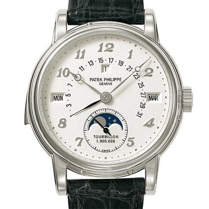 Patek Philippe watch listing