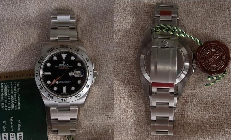 Rolex watch listing