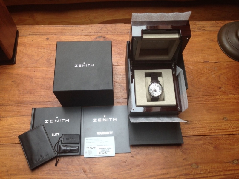 Zenith watch listing