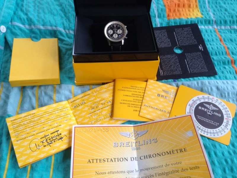 Breitling watch listing