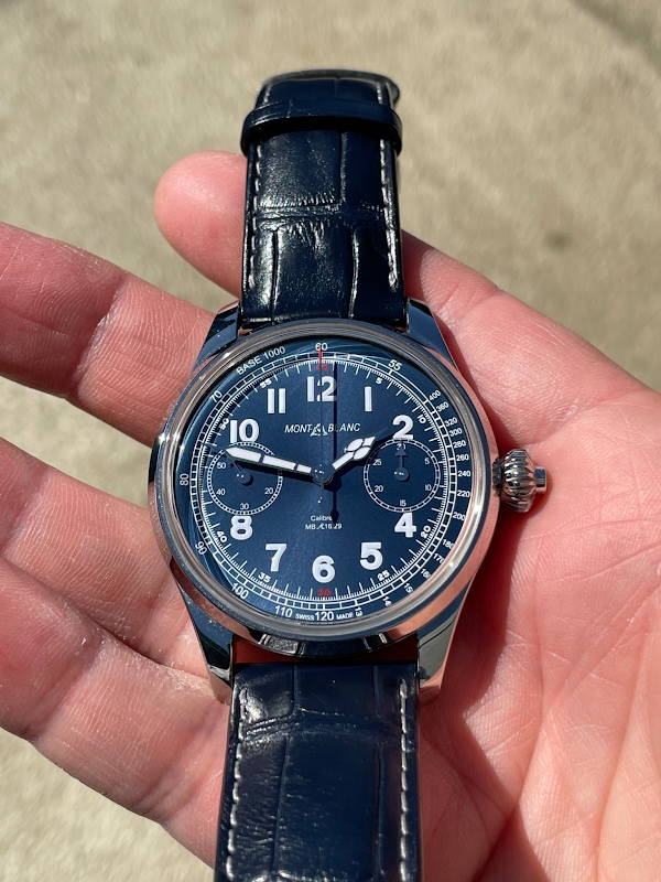 Montblanc watch listing