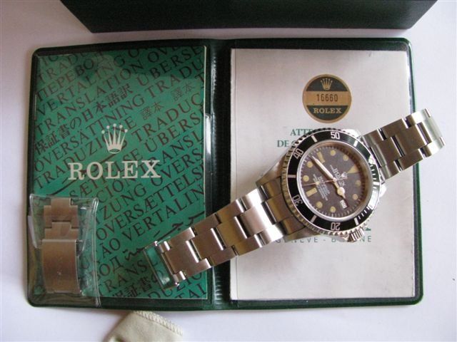 Rolex watch listing