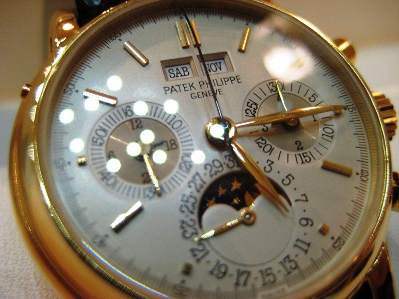 Patek Philippe watch listing