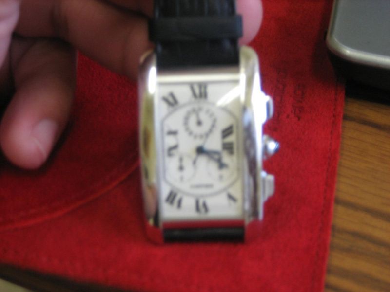 Cartier watch listing